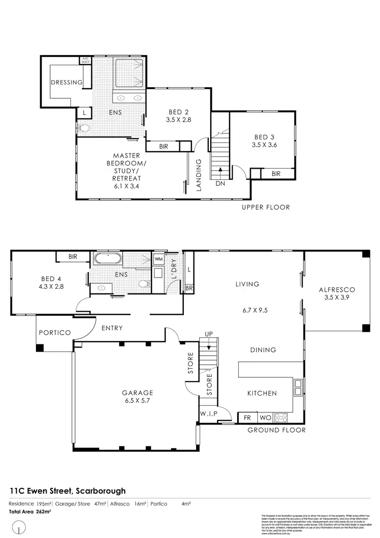 Floorplan of Homely house listing, 11C Ewen Street, Scarborough WA 6019