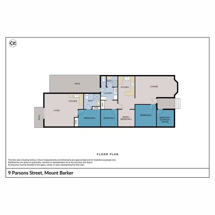 Floorplan of Homely house listing, 9 Parsons Street, Mount Barker WA 6324