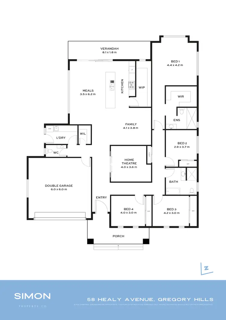 Floorplan of Homely house listing, 58 Healy Avenue, Gregory Hills NSW 2557