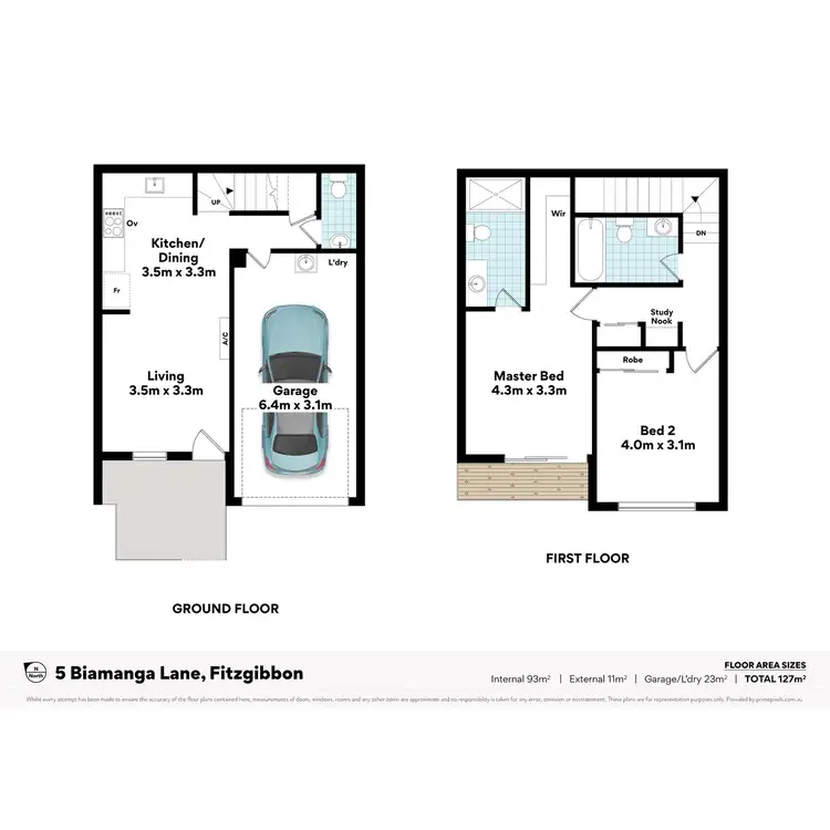 Floorplan of Homely house listing, 5 Biamanga Lane, Fitzgibbon QLD 4018