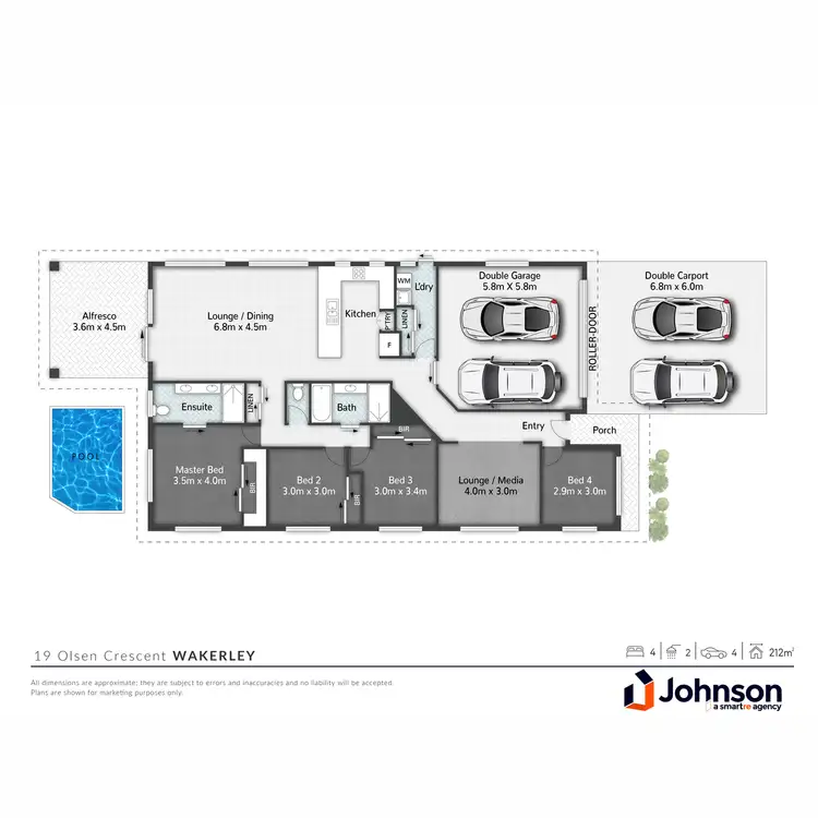 Floorplan of Homely house listing, 19 Olsen Crescent, Wakerley QLD 4154