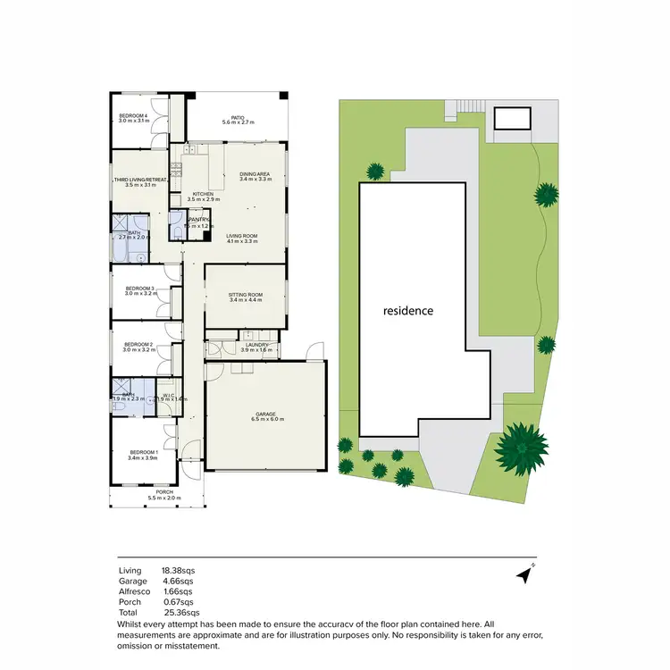 Floorplan of Homely house listing, 4 Redleaf Avenue, Warragul VIC 3820