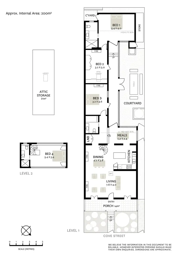 Floorplan of Homely house listing, 8 Cove Street, Birchgrove NSW 2041