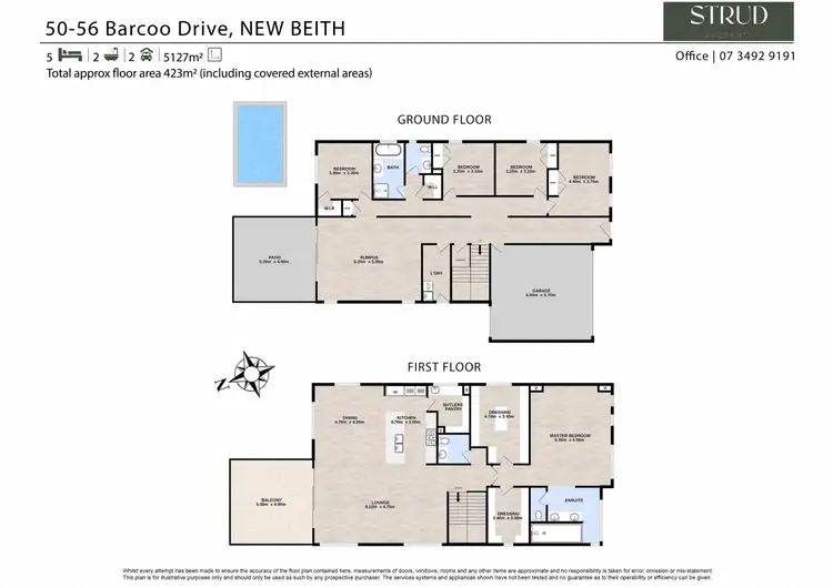 Floorplan of Homely house listing, 50-56 Barcoo Drive, New Beith QLD 4124