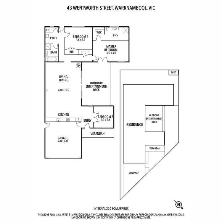 Floorplan of Homely house listing, 43 WENTWORTH Street, Warrnambool VIC 3280