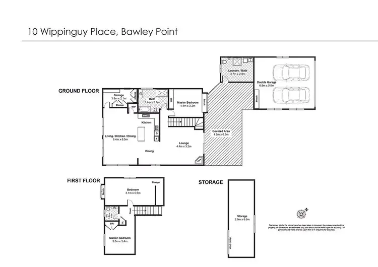 Floorplan of Homely house listing, 10 Wippinguy Place, Bawley Point NSW 2539