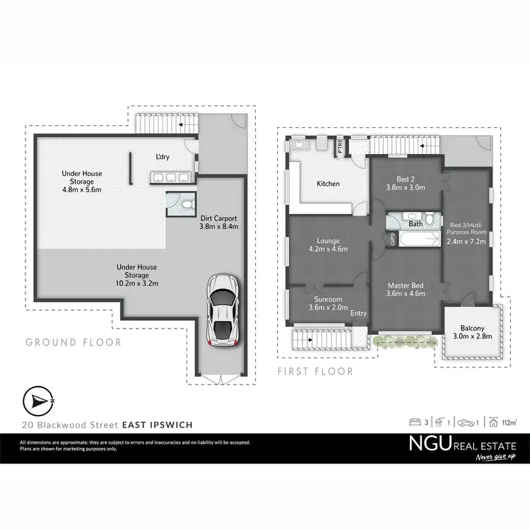Floorplan of Homely house listing, 20 Blackwood Street, East Ipswich QLD 4305