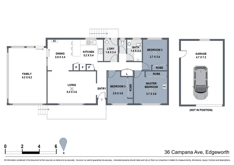 Floorplan of Homely house listing, 36 Campana Avenue, Edgeworth NSW 2285