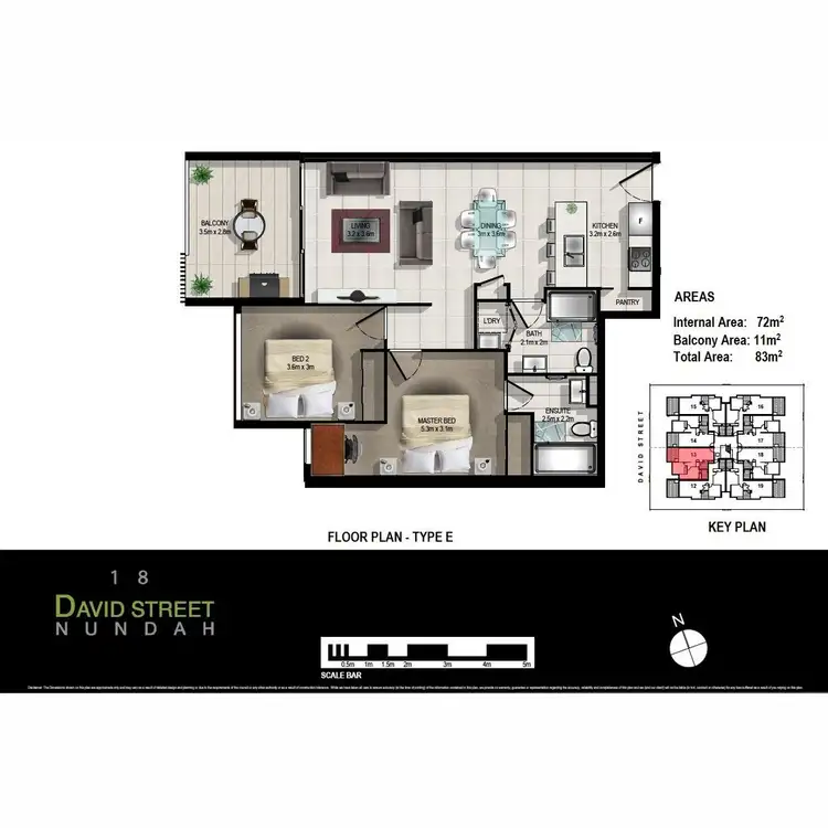 Floorplan of Homely apartment listing, 5/18 David Street, Nundah QLD 4012