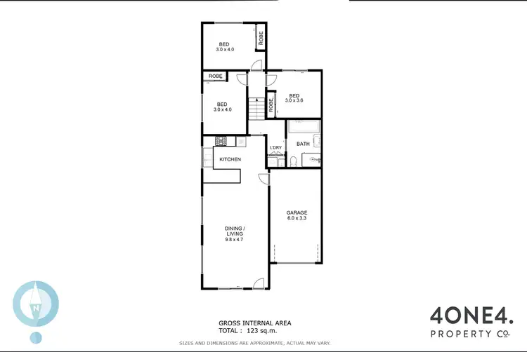 Floorplan of Homely unit listing, 1/35 Ploughman Road, Howrah TAS 7018