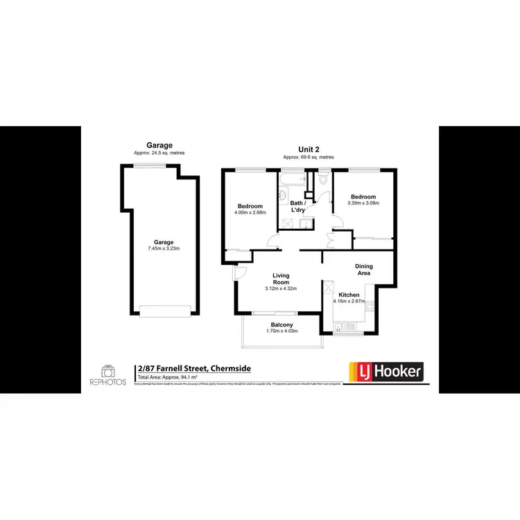 Floorplan of Homely unit listing, 2/87 Farnell Street, Chermside QLD 4032