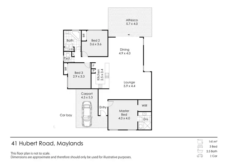 Floorplan of Homely house listing, 41 Hubert Road, Maylands WA 6051