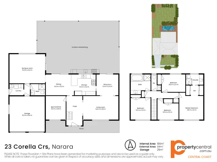 Floorplan of Homely house listing, 23 Corella Crescent, Narara NSW 2250
