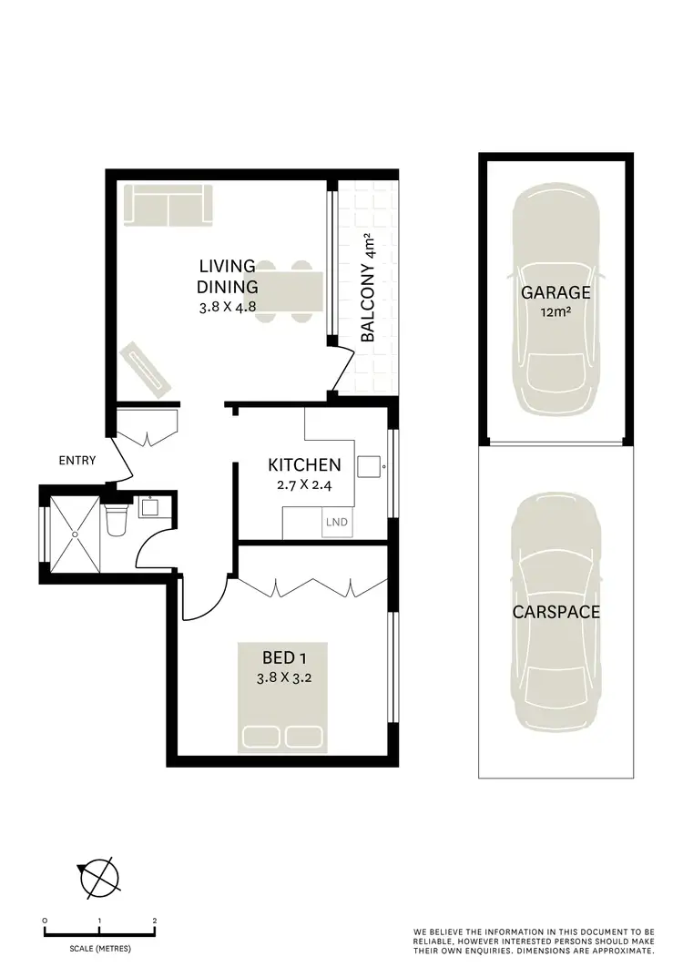 Floorplan of Homely apartment listing, 8/187 Evans Street, Rozelle NSW 2039