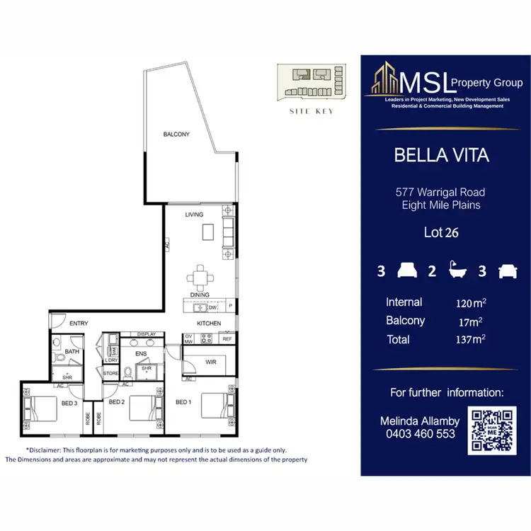 Floorplan of Homely apartment listing, Lot 26/577 Warrigal Road, Eight Mile Plains QLD 4113