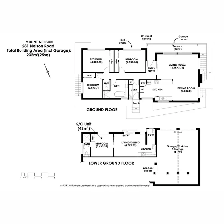 Floorplan of Homely house listing, 281 Nelson Road, Mount Nelson TAS 7007
