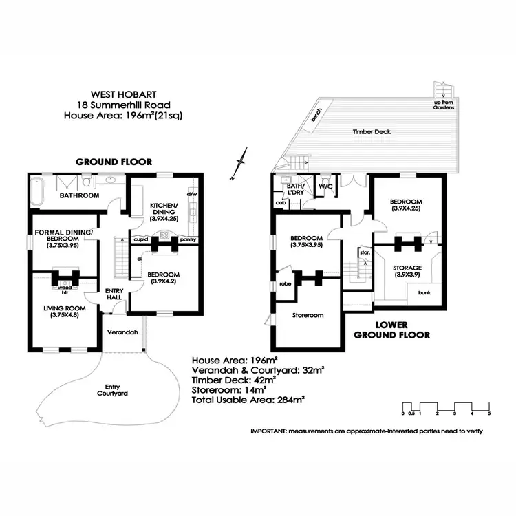 Floorplan of Homely house listing, 18 Summerhill Road, West Hobart TAS 7000