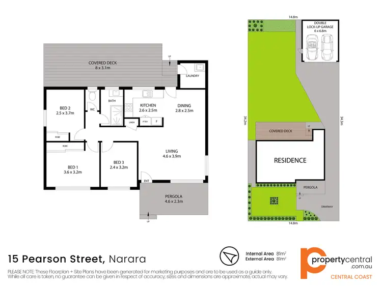 Floorplan of Homely house listing, 15 Pearson Street, Narara NSW 2250
