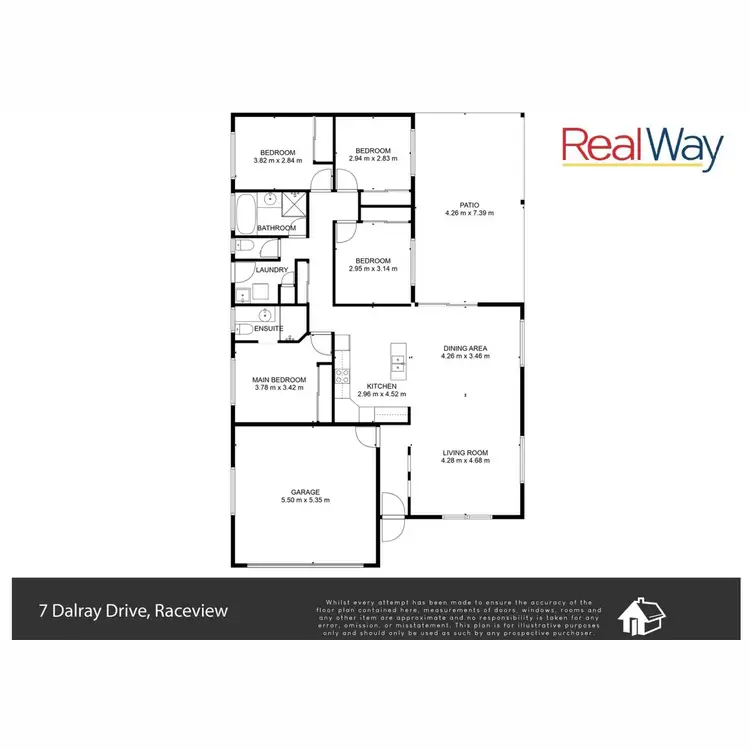 Floorplan of Homely house listing, 7 Dalray Drive, Raceview QLD 4305