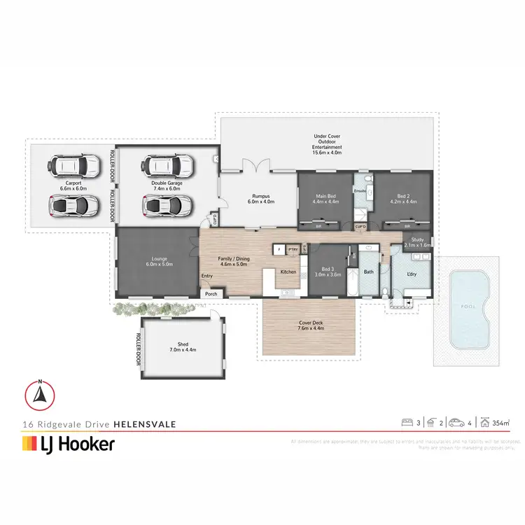 Floorplan of Homely house listing, 16 Ridgevale Drive, Helensvale QLD 4212