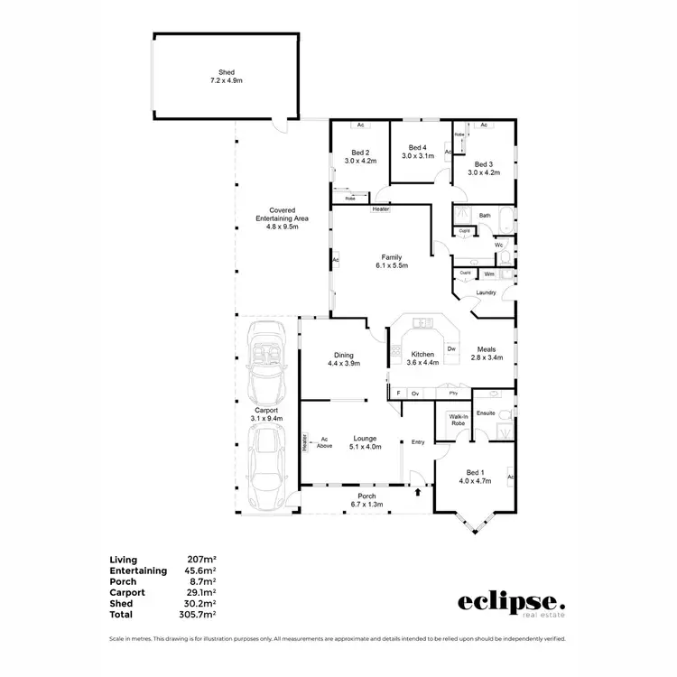 Floorplan of Homely house listing, 43 Beadell Street, Burton SA 5110