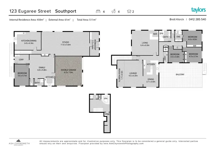 Floorplan of Homely house listing, 123 Eugaree Street, Southport QLD 4215