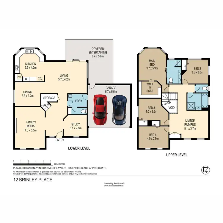 Floorplan of Homely house listing, 12 Brinley Place, Sinnamon Park QLD 4073
