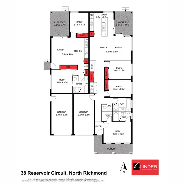 Floorplan of Homely house listing, 38 and 38A Reservoir Circuit, North Richmond NSW 2754