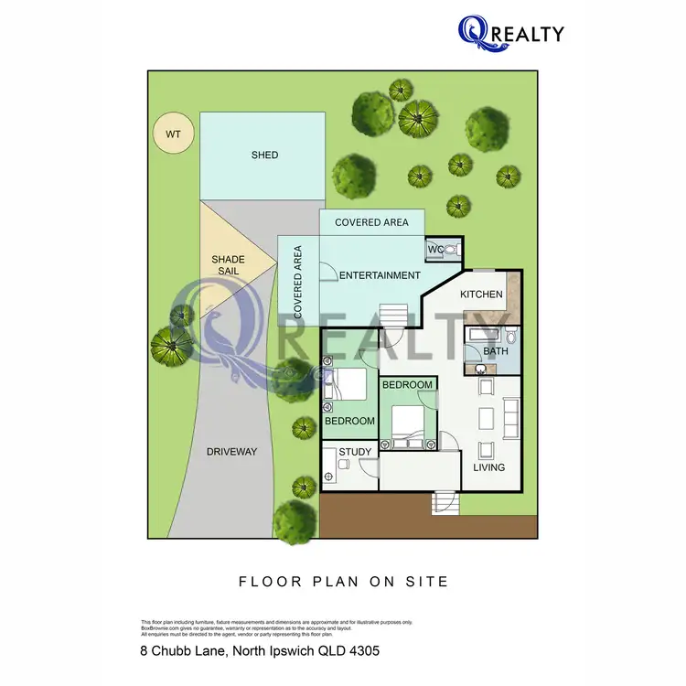 Floorplan of Homely house listing, 8 Chubb Lane, North Ipswich QLD 4305