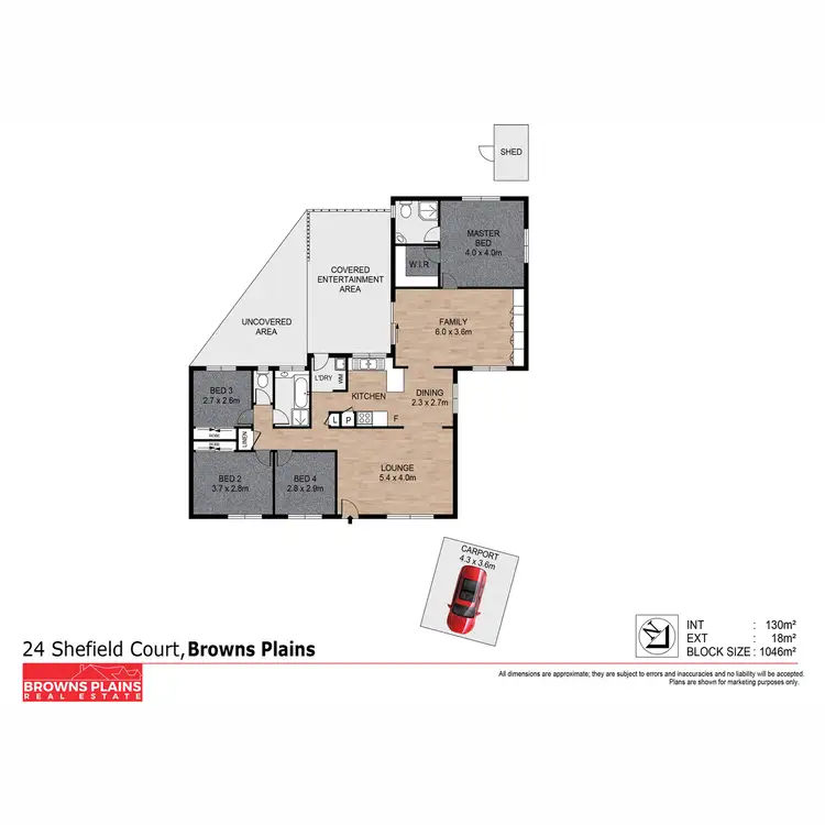 Floorplan of Homely house listing, 24 Sheffield Court, Browns Plains QLD 4118