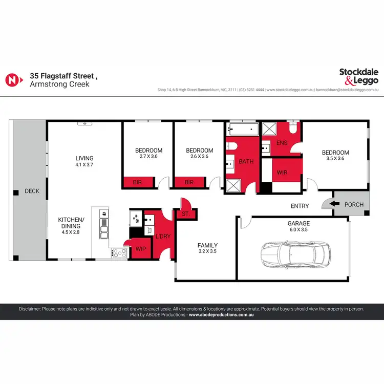 Floorplan of Homely house listing, 35 Flagstaff Street, Armstrong Creek VIC 3217