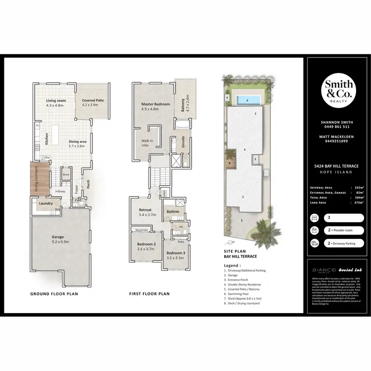 Floorplan of Homely house listing, 5424 Bay Hill Terrace, Sanctuary Cove QLD 4212