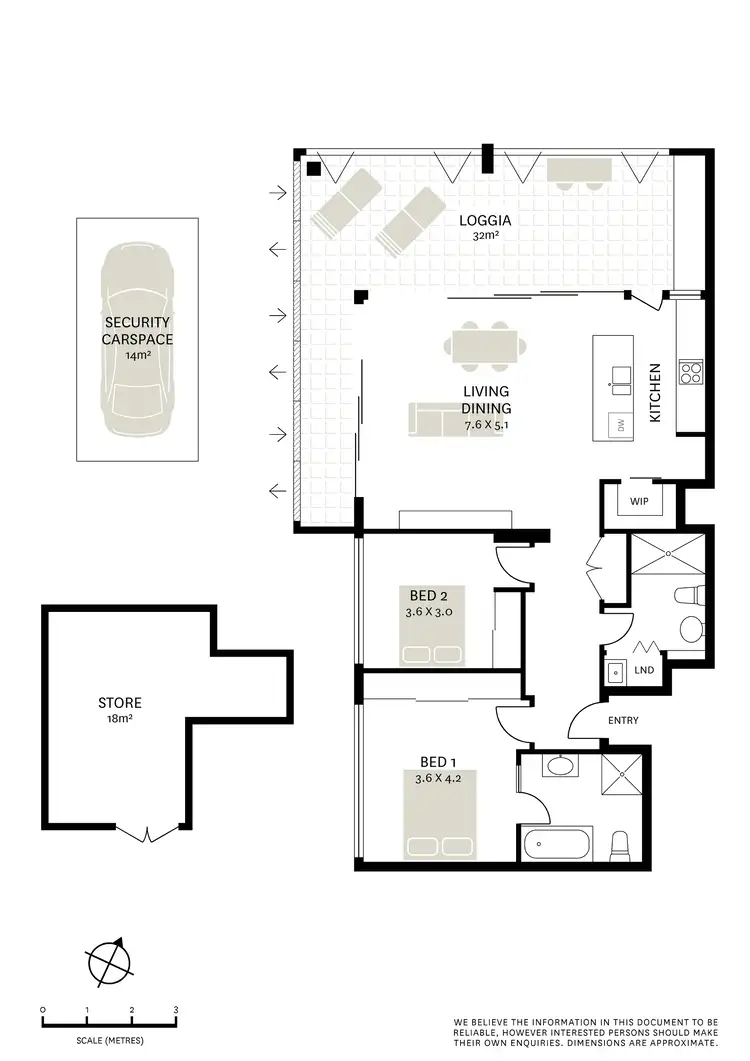 Floorplan of Homely apartment listing, 30/4 Alexandra Drive, Camperdown NSW 2050