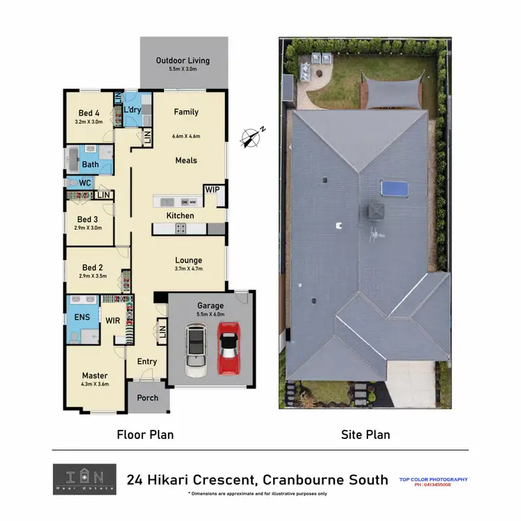 Floorplan of Homely house listing, 24 Hikari Crescent, Cranbourne South VIC 3977