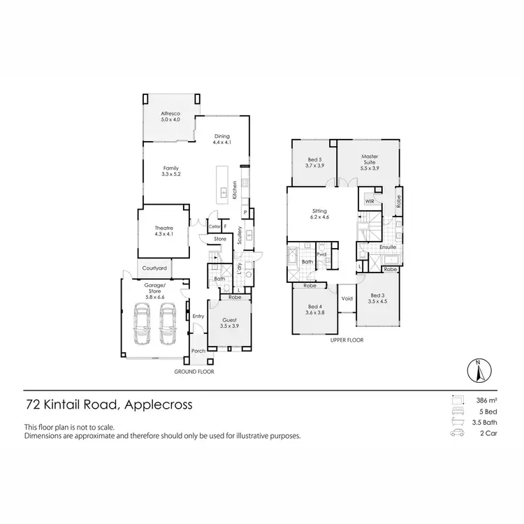 Floorplan of Homely house listing, 72 Kintail Road, Applecross WA 6153
