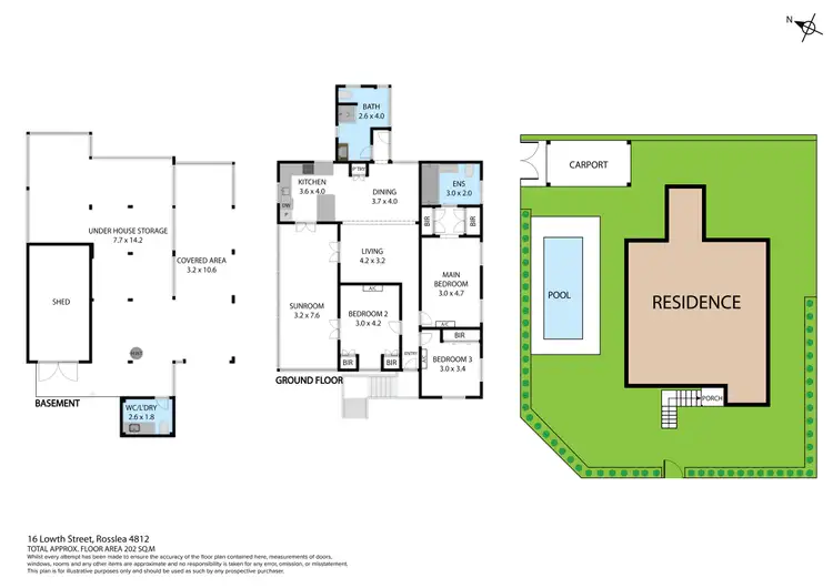 Floorplan of Homely house listing, 16 Lowth Street, Rosslea QLD 4812
