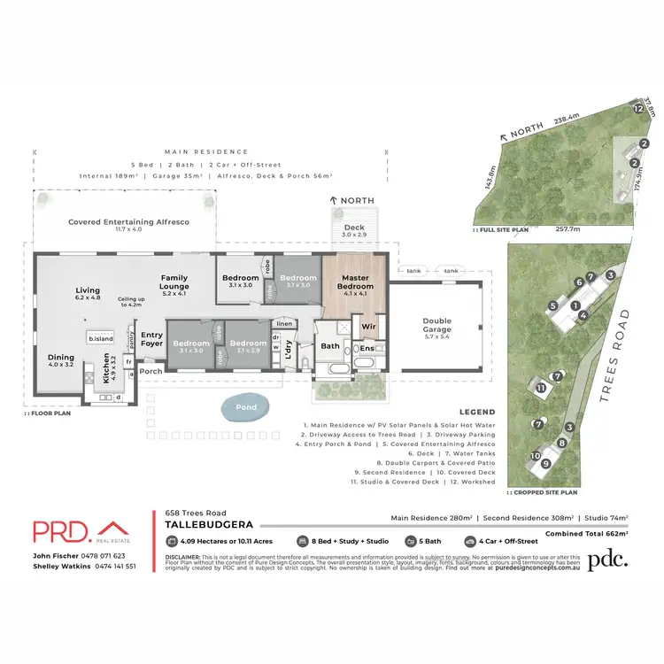 Floorplan of Homely rural property listing, 658 Trees Road, Tallebudgera QLD 4228