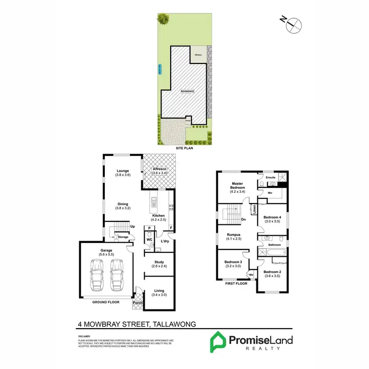 Floorplan of Homely house listing, 4 Mowbray Street, Tallawong NSW 2762