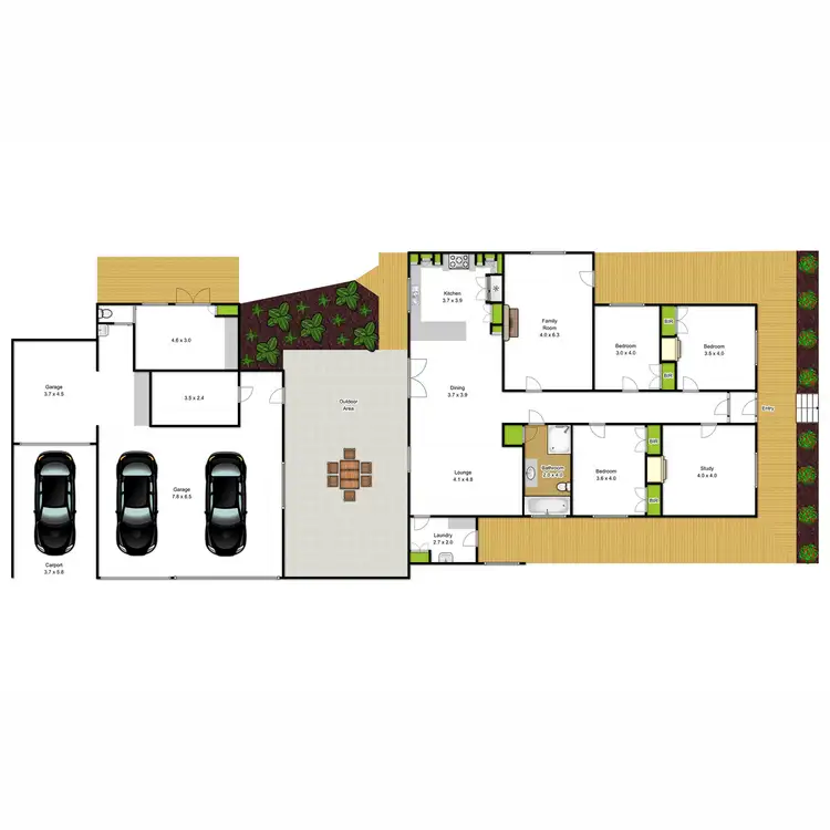 Floorplan of Homely house listing, 76 Grey Street, Traralgon VIC 3844