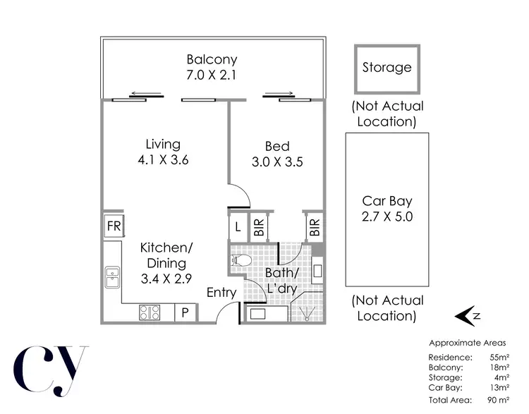 Floorplan of Homely apartment listing, 22/110 Cambridge Street, West Leederville WA 6007