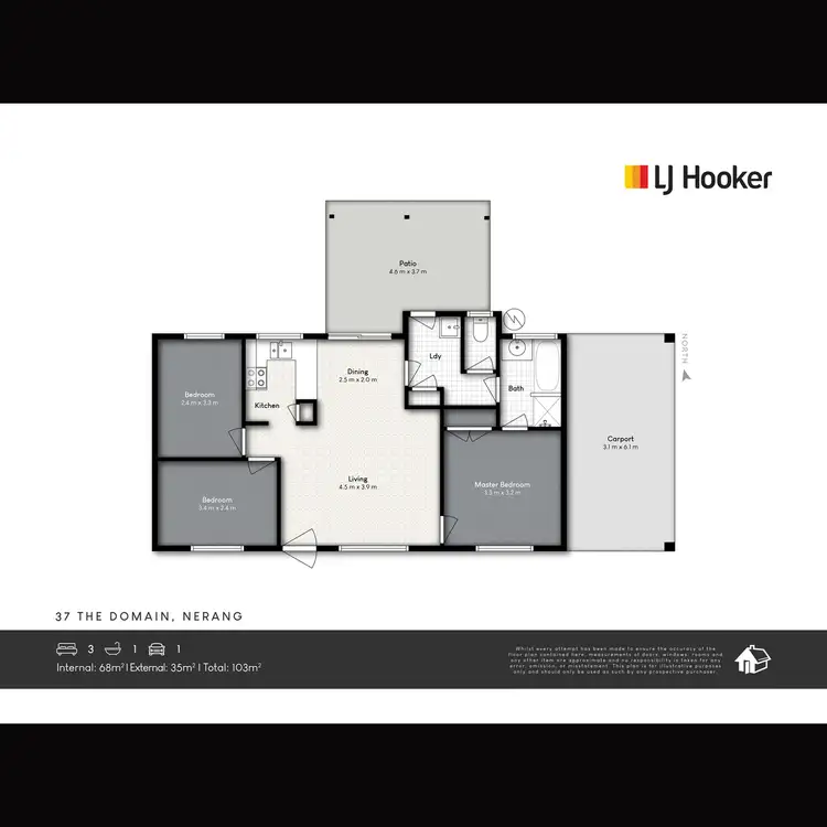 Floorplan of Homely house listing, 37 The Domain, Nerang QLD 4211