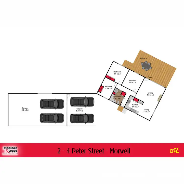 Floorplan of Homely house listing, 2-4 Peter Street, Morwell VIC 3840