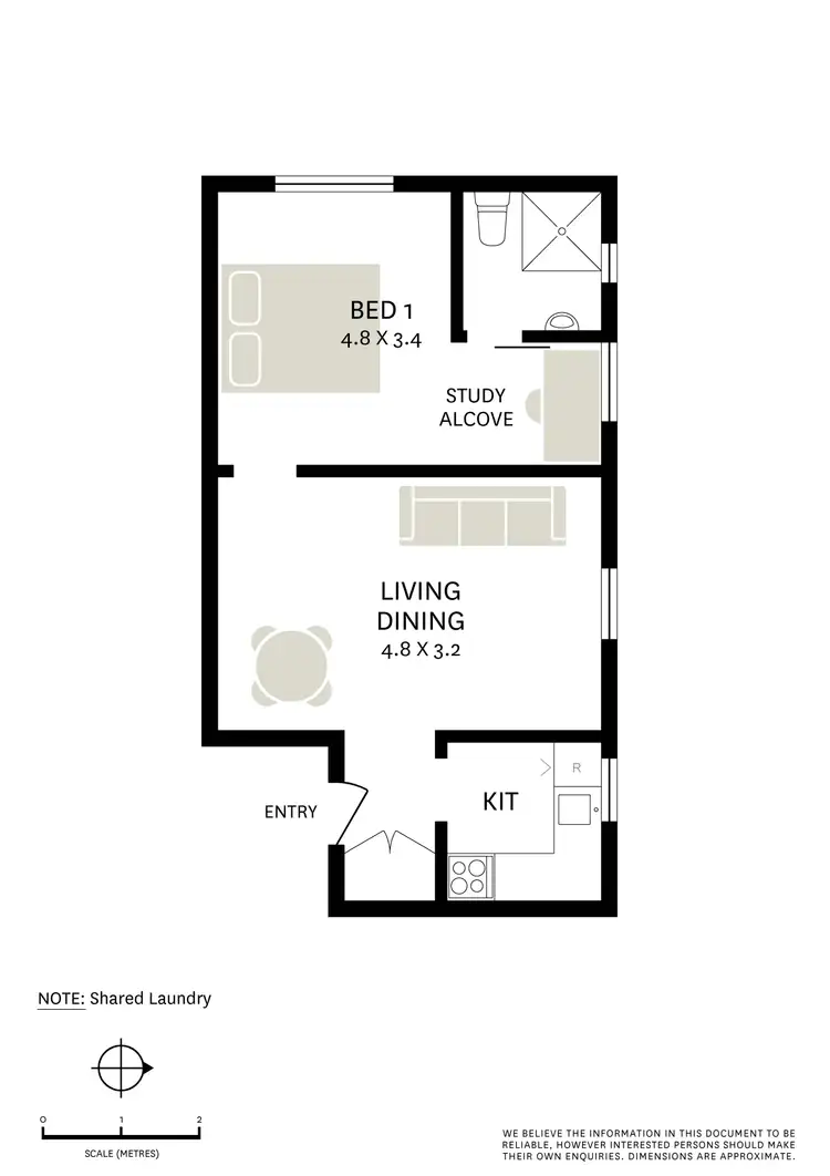 Floorplan of Homely unit listing, 72/6 Stanley Street, Darlinghurst NSW 2010