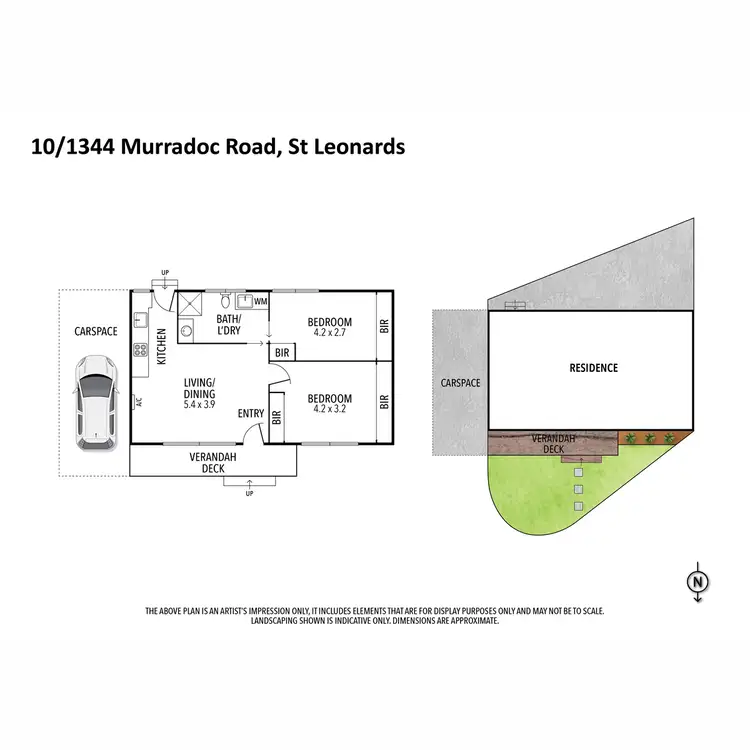 Floorplan of Homely unit listing, 10/1344 Murradoc Road, St Leonards VIC 3223