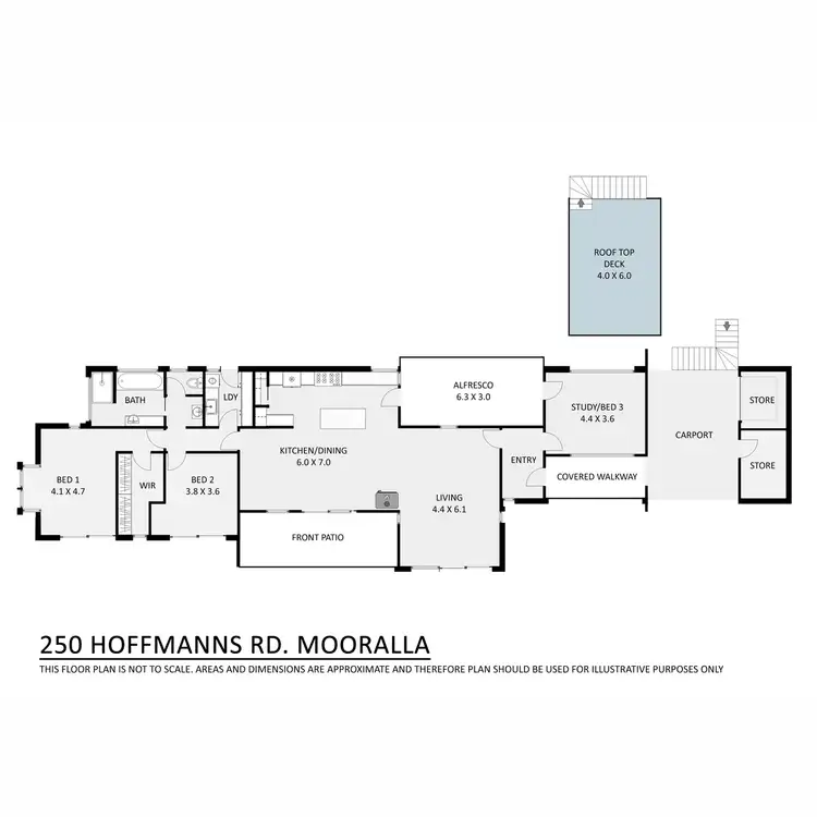 Floorplan of Homely rural property listing, 250 Hoffmanns Road, Mooralla VIC 3314