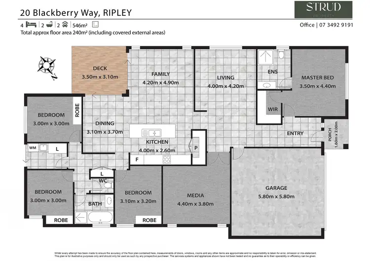 Floorplan of Homely house listing, 20 Blackberry Way, Ripley QLD 4306