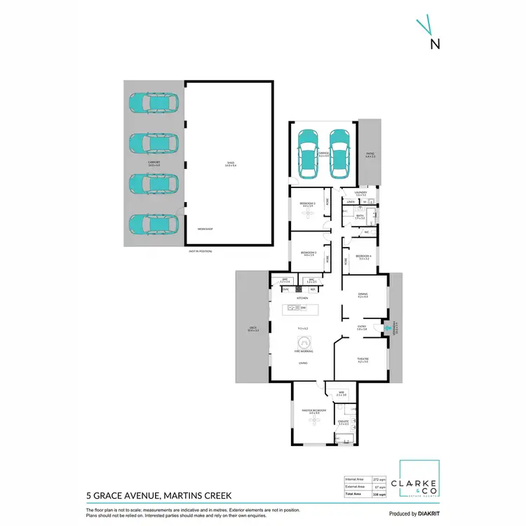 Floorplan of Homely house listing, 5 Grace Avenue, Martins Creek NSW 2420