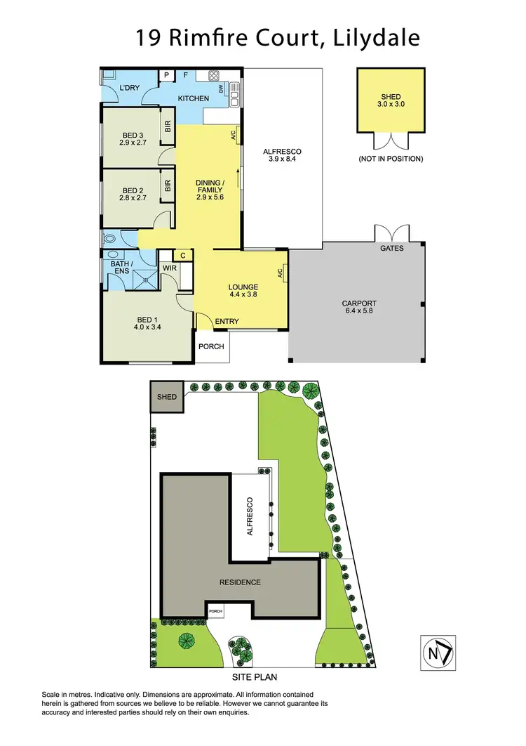 Floorplan of Homely house listing, 19 Rimfire Court, Lilydale VIC 3140