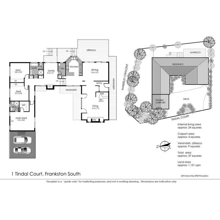 Floorplan of Homely house listing, 1 Tindal Court, Frankston South VIC 3199