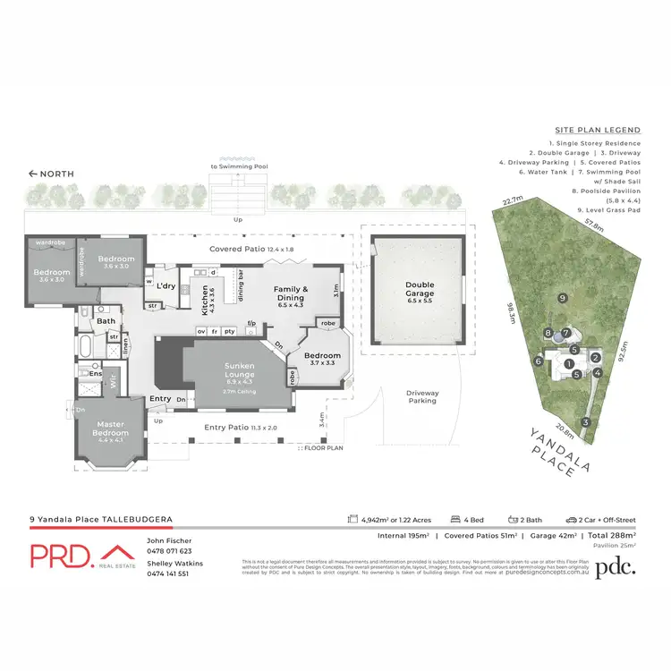 Floorplan of Homely rural property listing, 9 Yandala Place, Tallebudgera QLD 4228